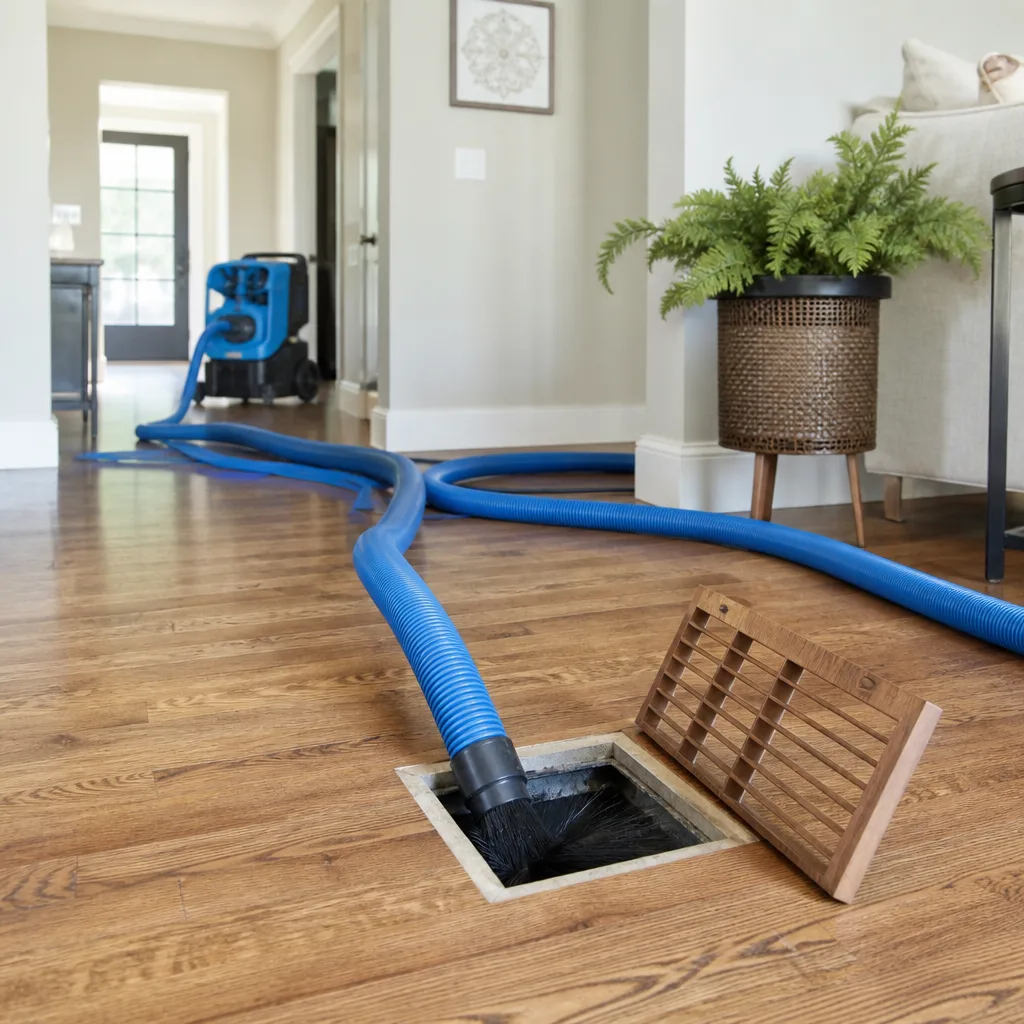 Whole-home duct cleaning